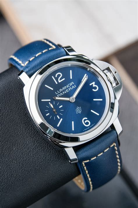 luminor panerai blue dial|luminor panerai tourbillon price.